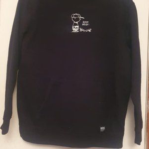 VANS X PEANUTS MEN GOOD GRIEF SWEATER (BLACK)